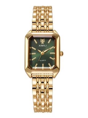 🌿 Gold-Tone Quartz Watch